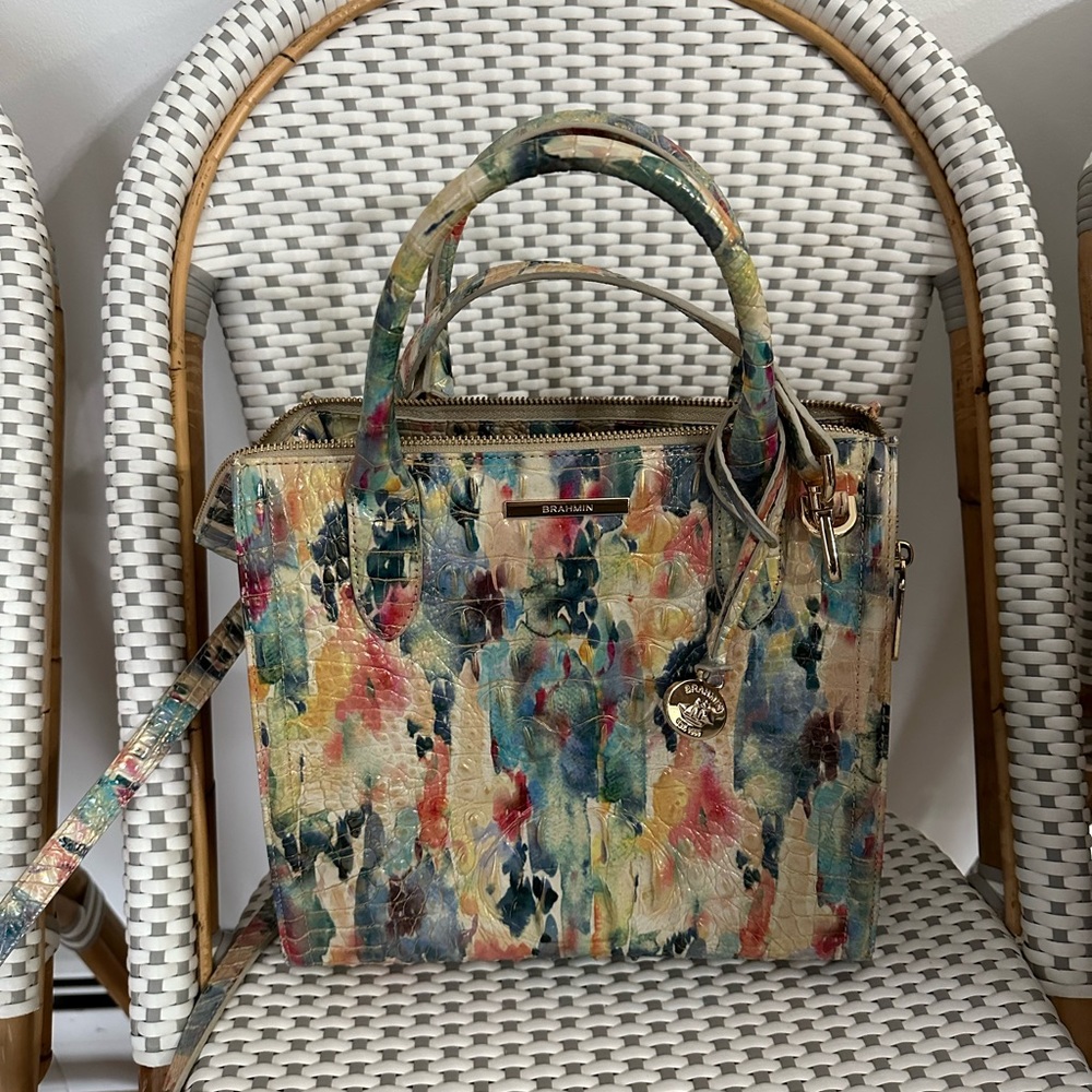 Brahmin multicolor handbag